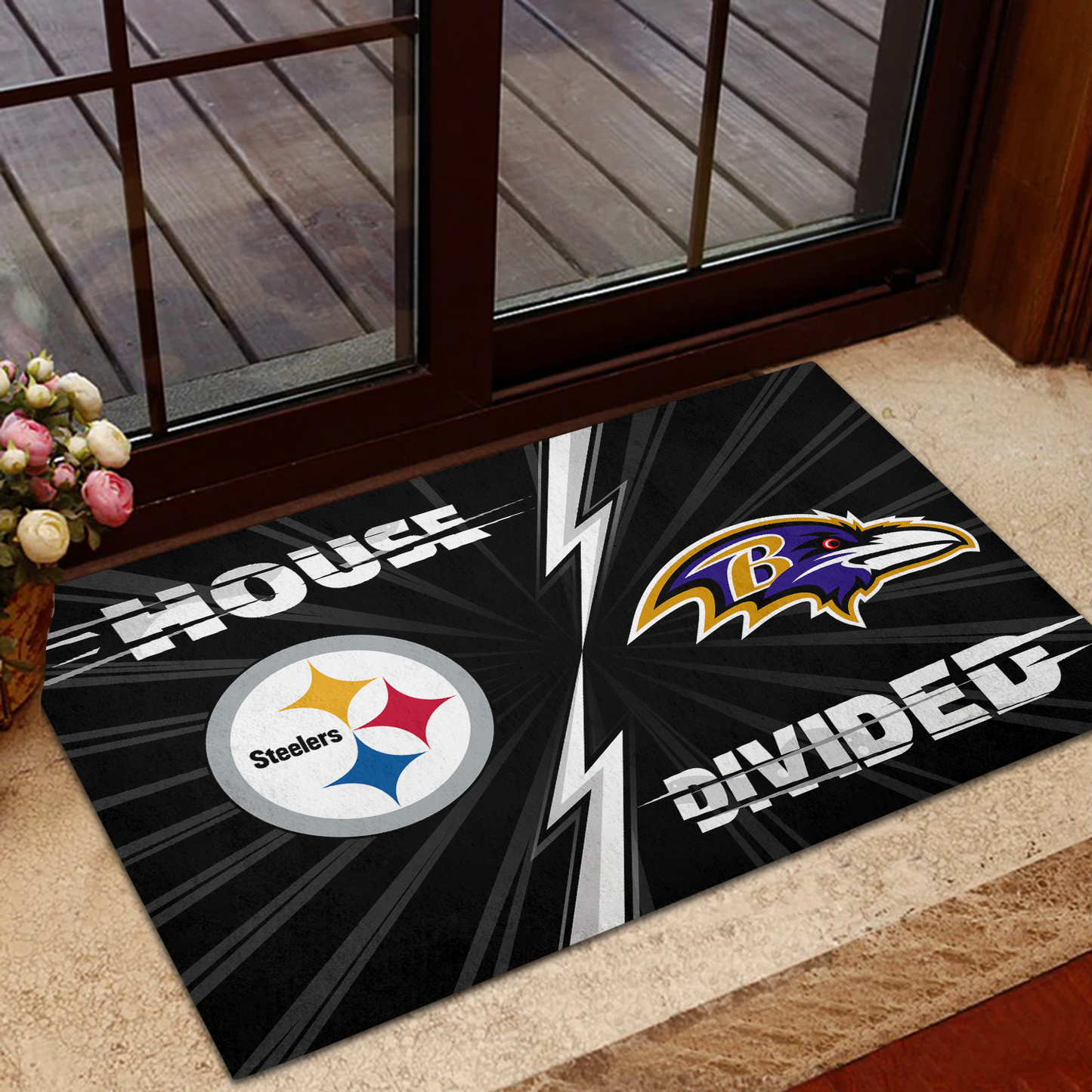 House Divided - Customized Doormat - Anti Slip Indoor Doormat (v3) (clt)