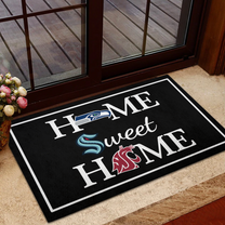 Home Sweet Home - Seattle SH, KRK And WSU - Anti Slip Indoor Doormat
