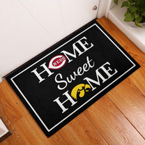 Home Sweet Home Doormat - Customized Doormat For Mike Egenes - Anti Slip Indoor Doormat