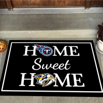 Home Sweet Home - Tennessee TT And Nashville PRDT - Anti Slip Indoor Doormat