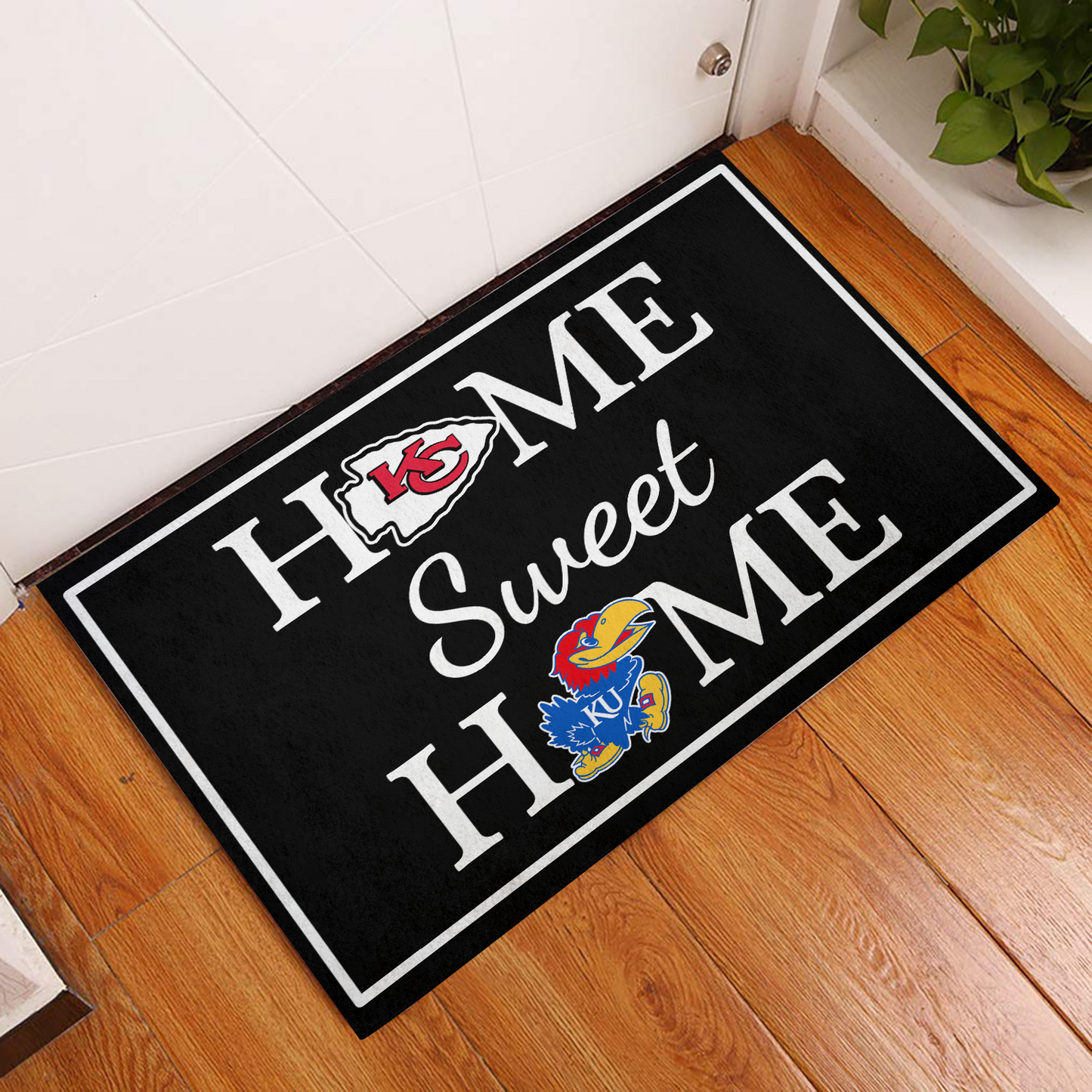 Home Sweet Home - Customized Doormat For Dustin Link - Anti Slip Indoor Doormat