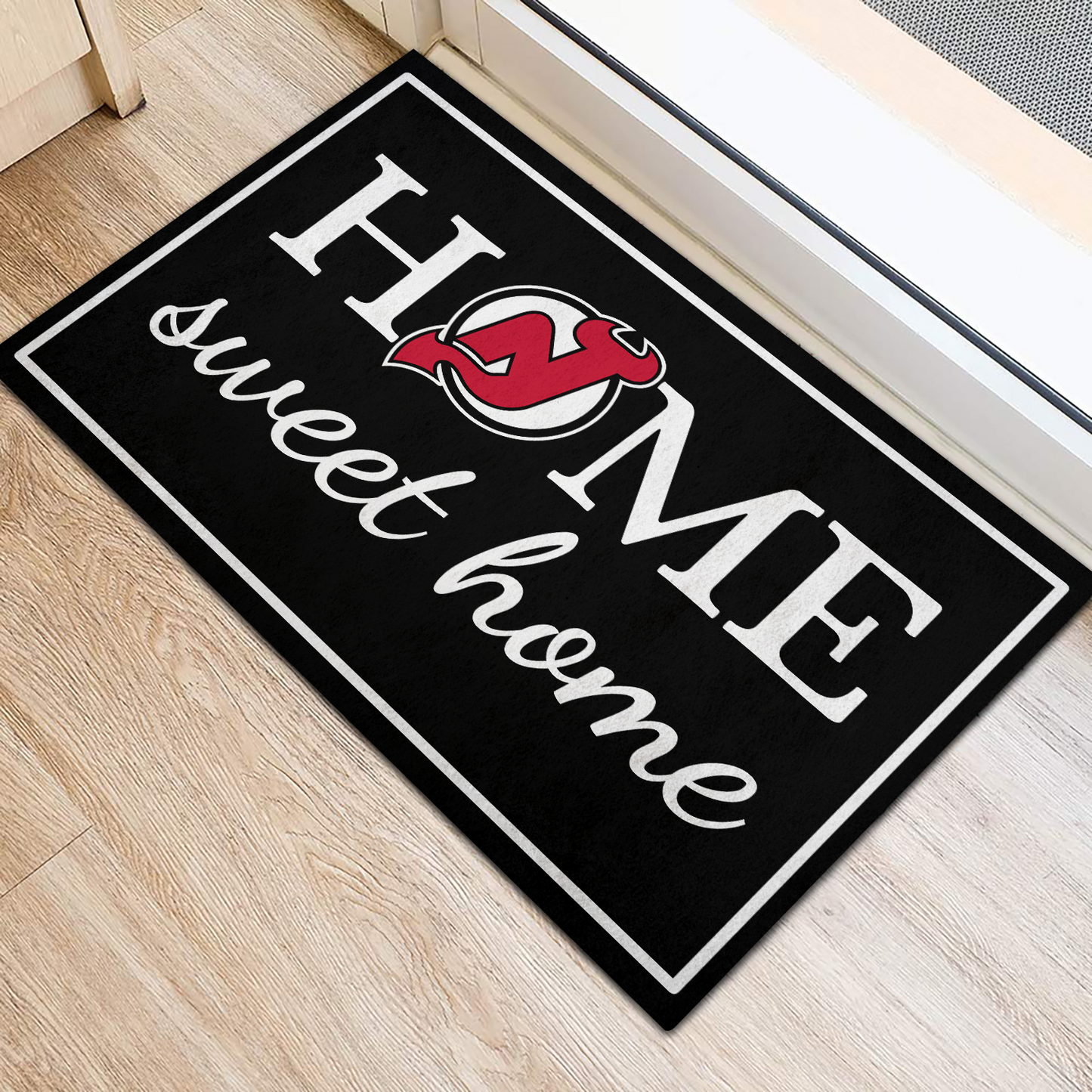 Home Sweet Home - New Jersey DV Hockey - Anti Slip Indoor Doormat