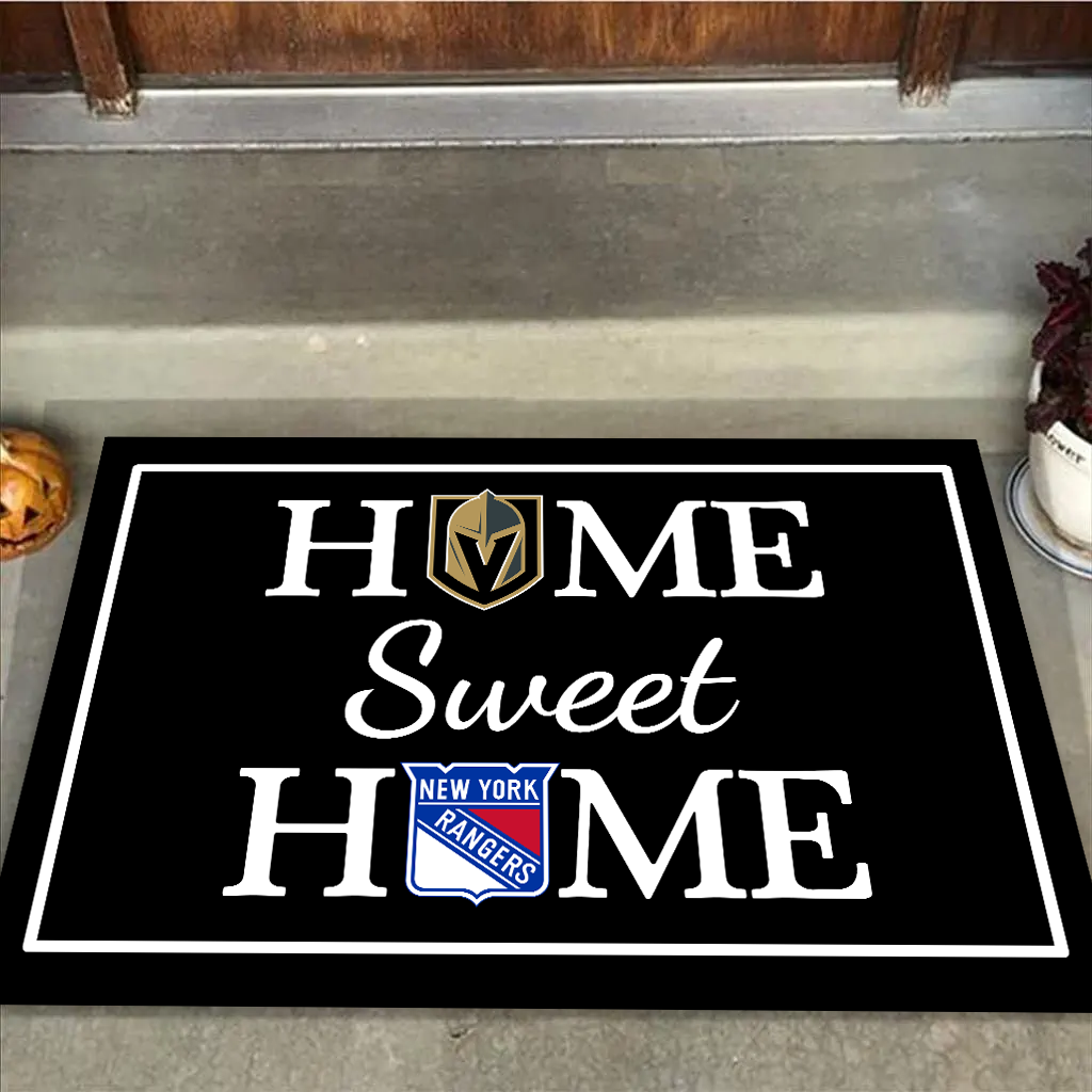 Home Sweet Home - Vegas GDKN And New York RG - Anti Slip Indoor Doormat