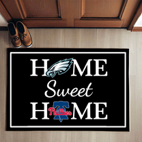 (v12) Home Sweet Home Customized Doormat - Anti Slip Indoor Doormat (clt)