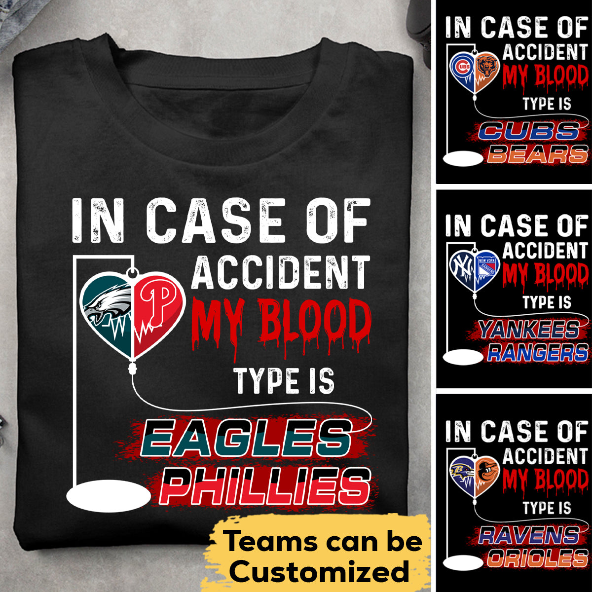 Customized Shirt - In Case Of Accident