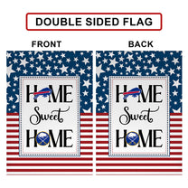 Home Sweet Home Flag - Buffalo B And Buffalo SB