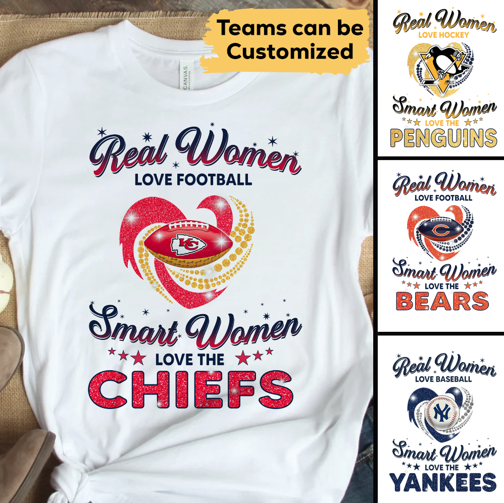 Smart Women Love Her Team - Customized Shirt (clt)