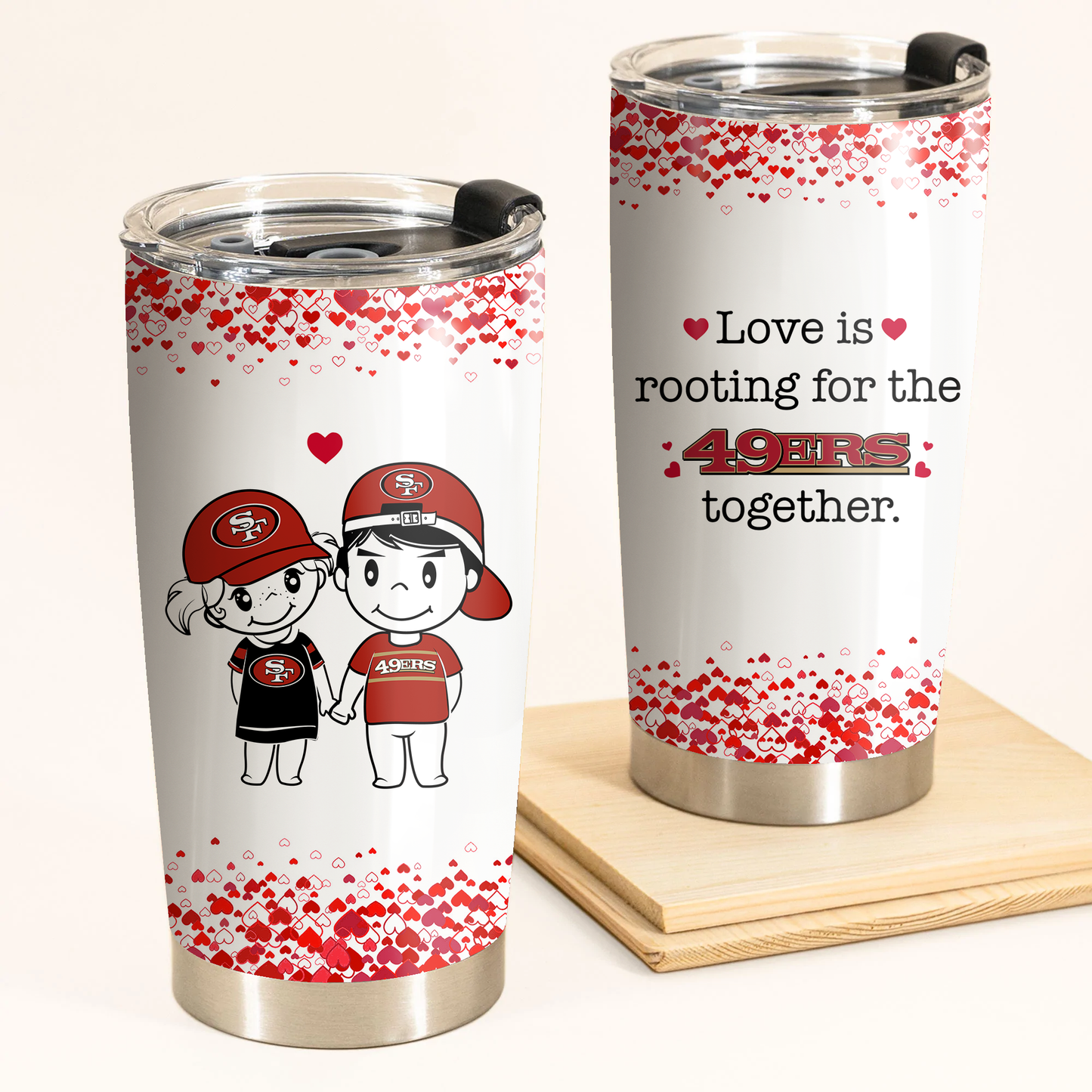 Valentine's Day Gift - San Francisco Football Tumbler