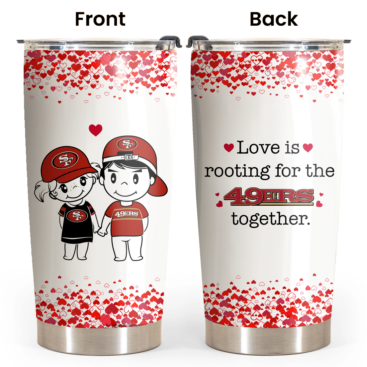 Valentine's Day Gift - San Francisco Football Tumbler