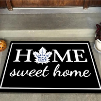 Home Sweet Home - Toronto Hockey - Anti Slip Indoor Doormat