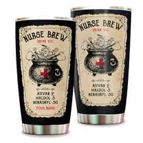 Personalized Nurse Brew Tumbler