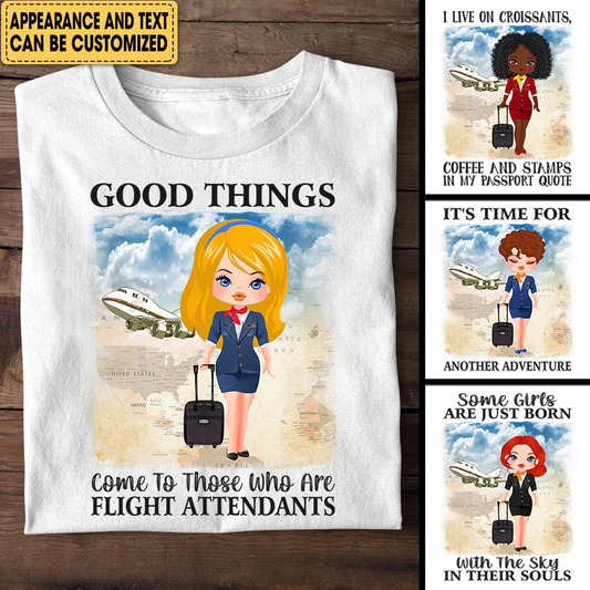 Personalized Flight Attendant Shirt