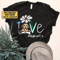 Personalized Dog Mom Life Shirt