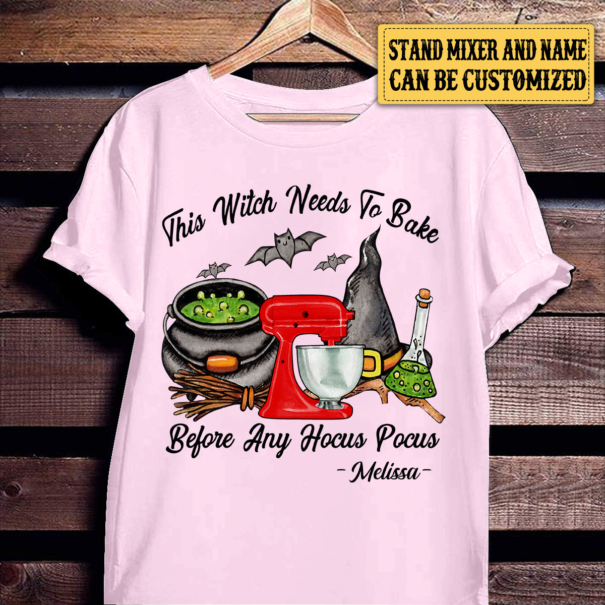 Personalized This Witch Needs To Bake Before Any Hocus Pocus Shirt