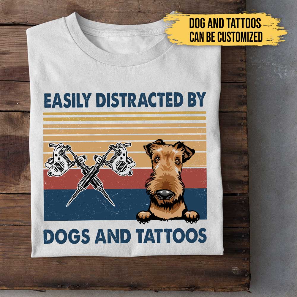 I Like Dogs And Tattoos - Personalized Shirt