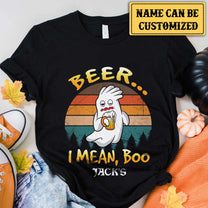 Personalized Beer... I Mean, Boo Halloween Shirt