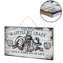 Personalized Cowboy This Is Us Pallet Wood Rectangle Sign