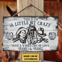 Personalized Cowboy This Is Us Pallet Wood Rectangle Sign