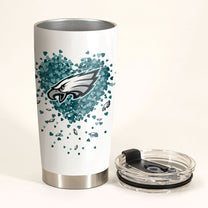 Just A Woman Who Loves Her Philadelphia Football Tumbler